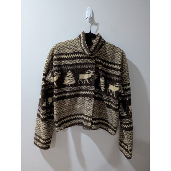 Vintage Palmetto's Moose Tree Fleece Jacket - Picture 1 of 5